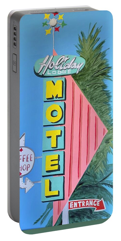 hinanden kold makeup A Cheap Motel with a Burned Out Sign Portable Battery Charger by Mark Zanni  - Pixels