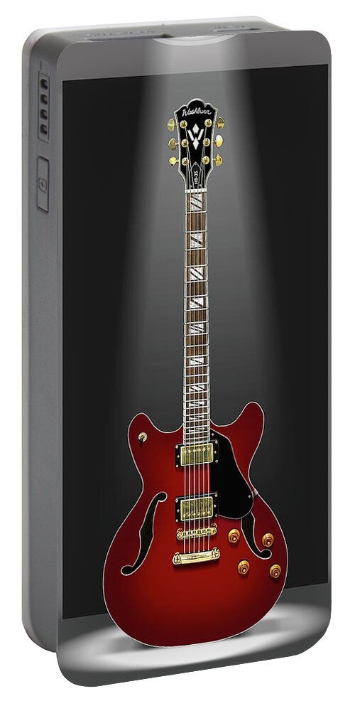 Electric Guitar Portable Battery Charger featuring the photograph A Classic Guitar in a Box 15 by Mike McGlothlen