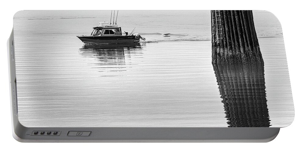 Water Portable Battery Charger featuring the photograph A Day Out Fishing by Tony Locke
