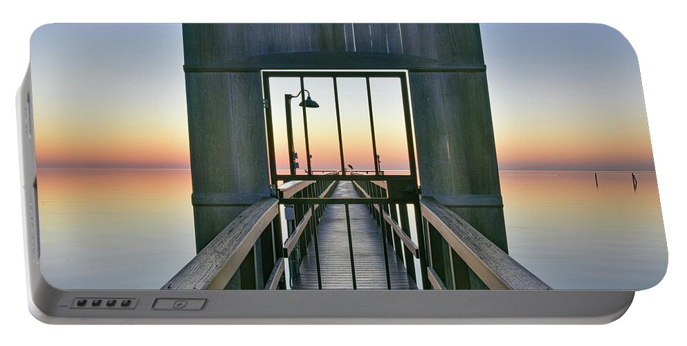 Aransas Portable Battery Charger featuring the photograph A Good Beginning by Christopher Rice