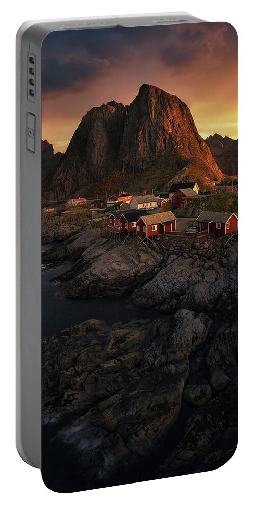 Lofoten Portable Battery Charger featuring the photograph A Lofoten Islands Classic by Tor-Ivar Naess