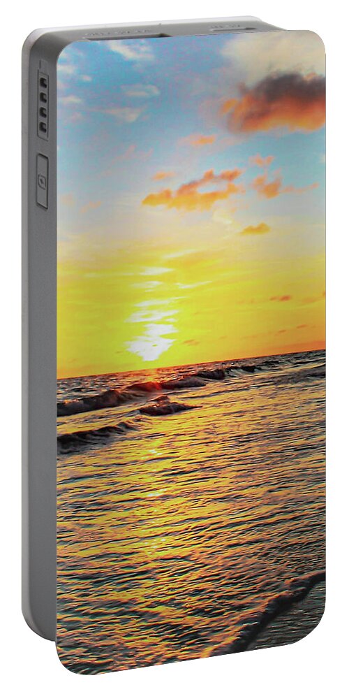 Sunset Portable Battery Charger featuring the photograph A Lovely Sunset by Joanne Carey