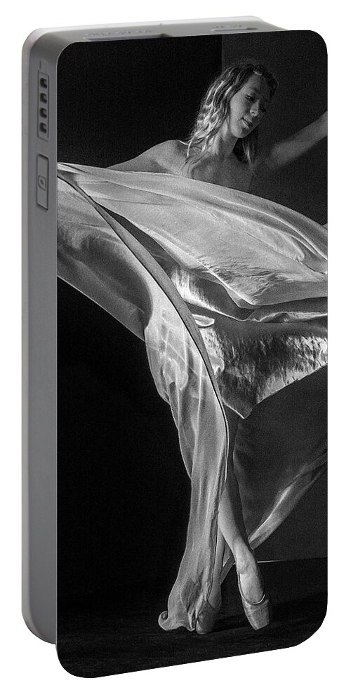 Published Portable Battery Charger featuring the photograph A Moment in Movement by Enrique Pelaez