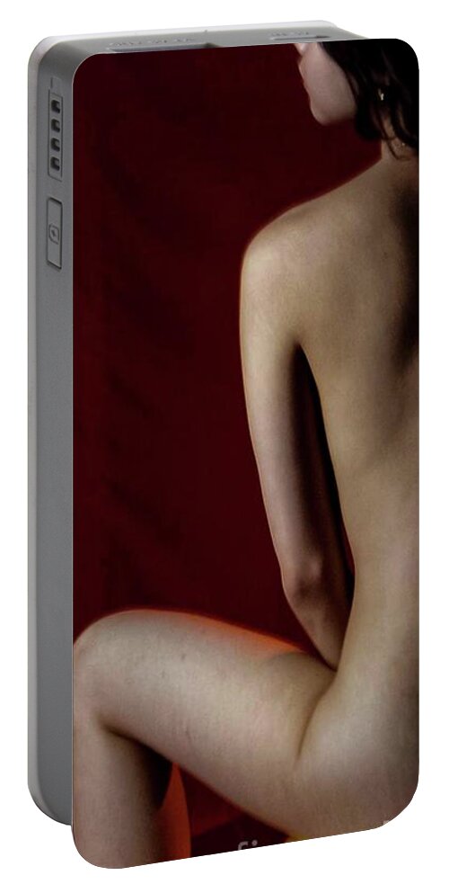 Girl Portable Battery Charger featuring the photograph A view from behind by Tim Ernst