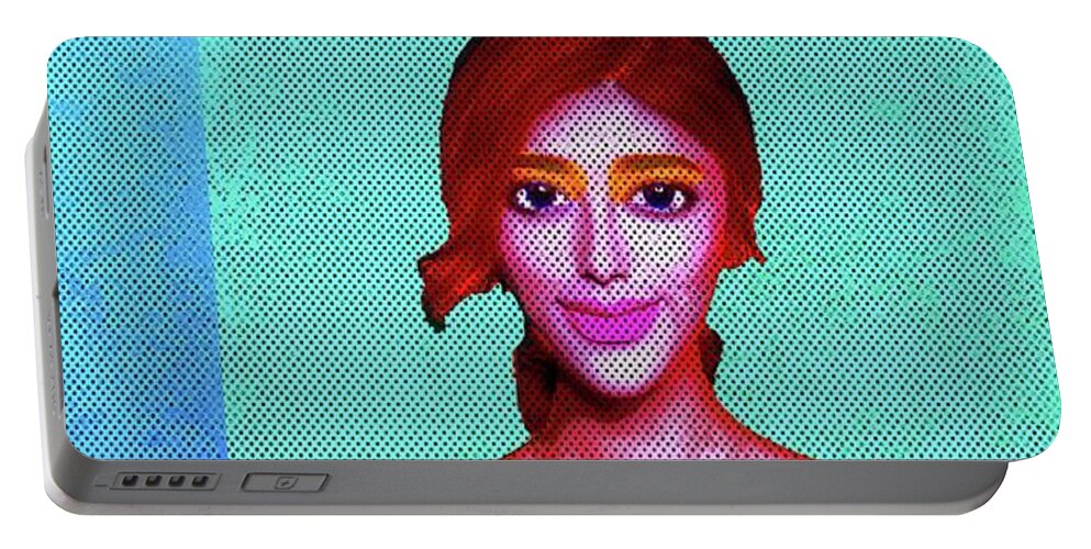 Female Portable Battery Charger featuring the photograph A Warholian Wonder by Jack Torcello