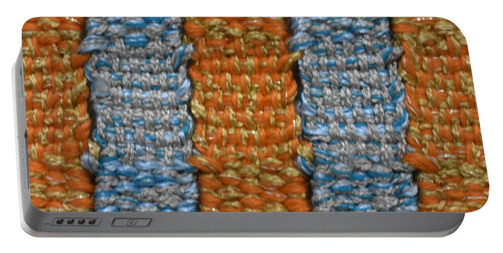 Tapestry Portable Battery Charger featuring the photograph Abstract Fiber 002 by Dick Sauer