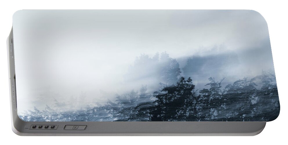 Abstract Portable Battery Charger featuring the photograph Abstract Landscape by Martin Vorel Minimalist Photography
