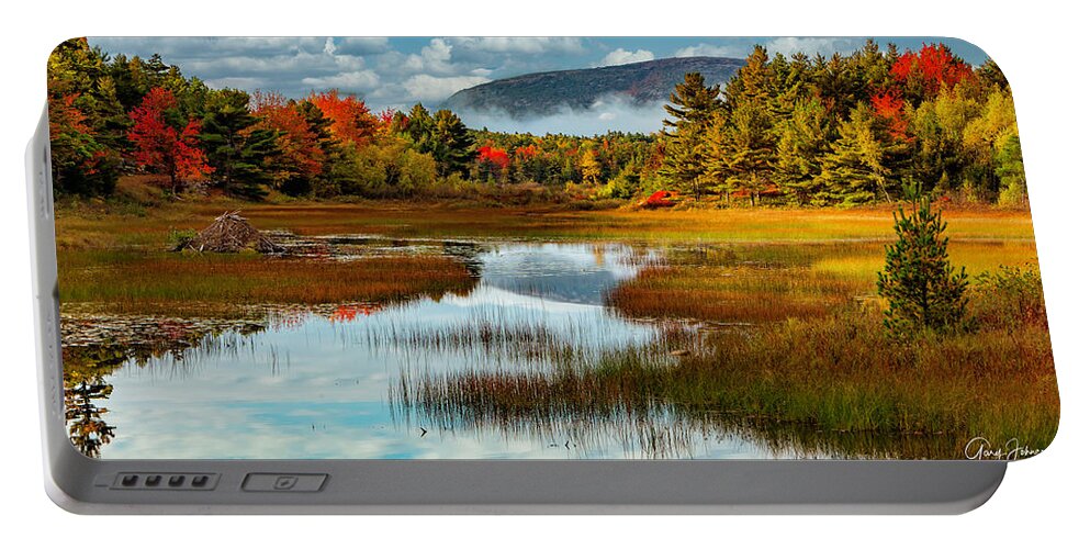  Portable Battery Charger featuring the photograph Acadia Meadow by Gary Johnson