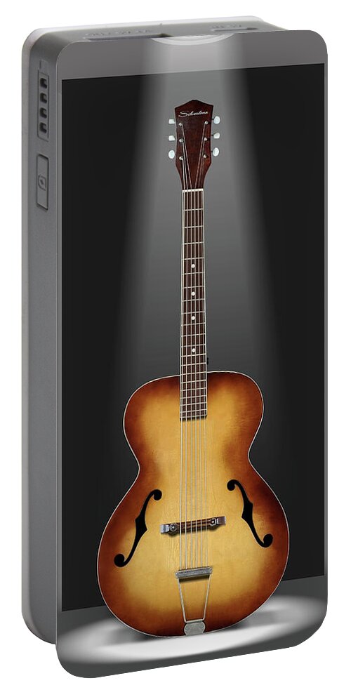 Acoustic Guitar Portable Battery Charger featuring the photograph Acoustic Guitar in a Box 14 by Mike McGlothlen