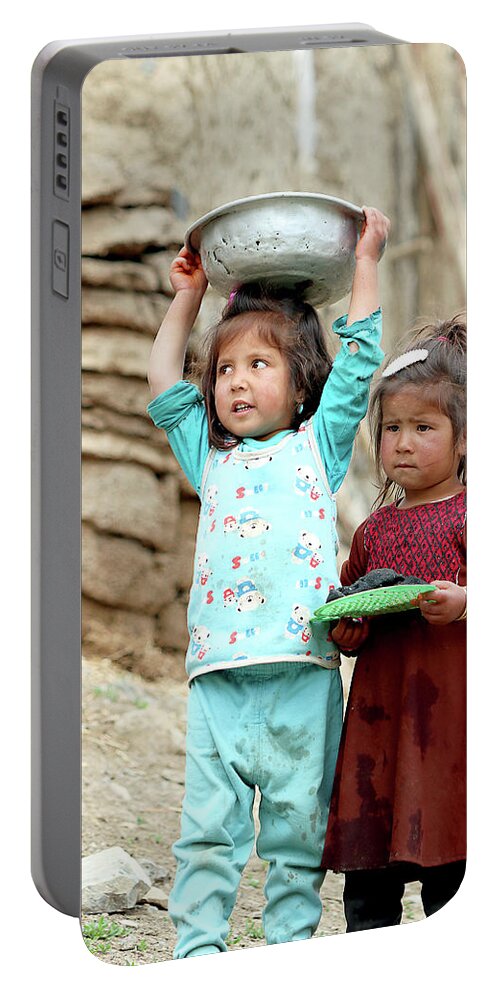  Portable Battery Charger featuring the photograph Afghanistan 22 by Eric Pengelly