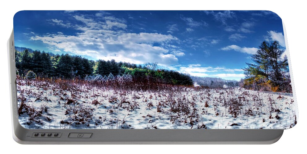 Landscape Portable Battery Charger featuring the photograph After The Snow Fall by Reynaldo Williams