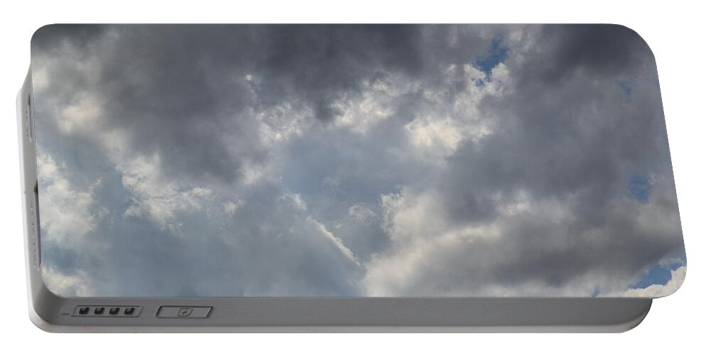 Rain Clouds Portable Battery Charger featuring the photograph Afternoon Storm by Expressions By Stephanie