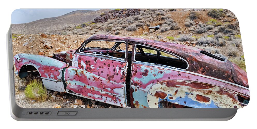 Death Valley National Park Portable Battery Charger featuring the photograph Aguereberry's Auto Death Valley Landscape by Kyle Hanson