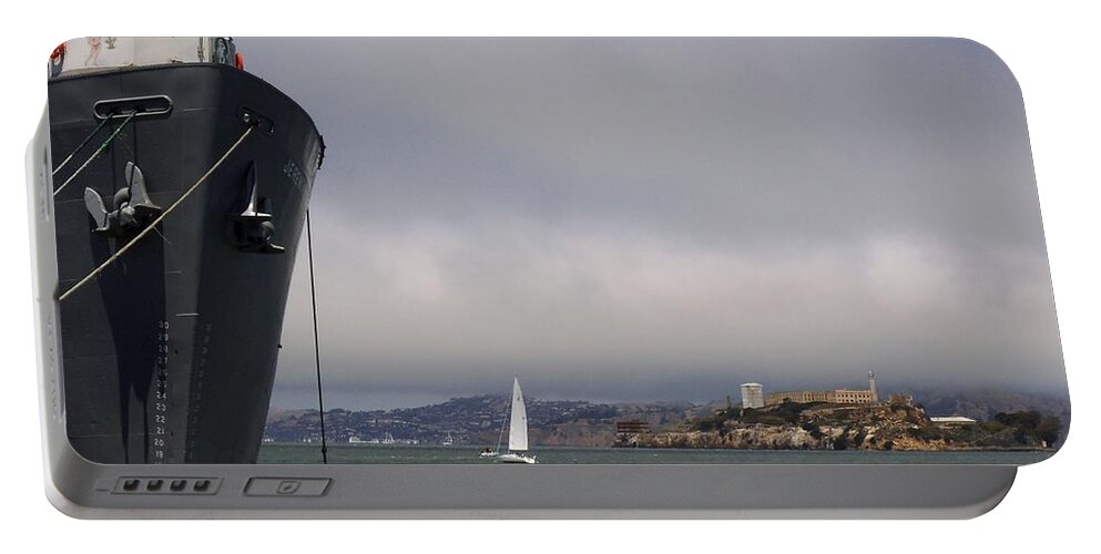  Portable Battery Charger featuring the photograph Alcatraz by Heather E Harman