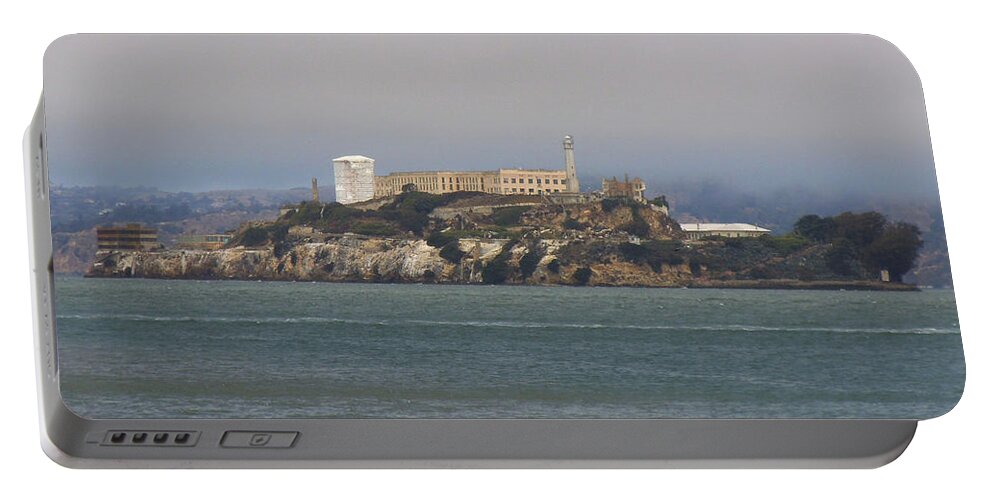  Portable Battery Charger featuring the photograph Alcatraz Island by Heather E Harman