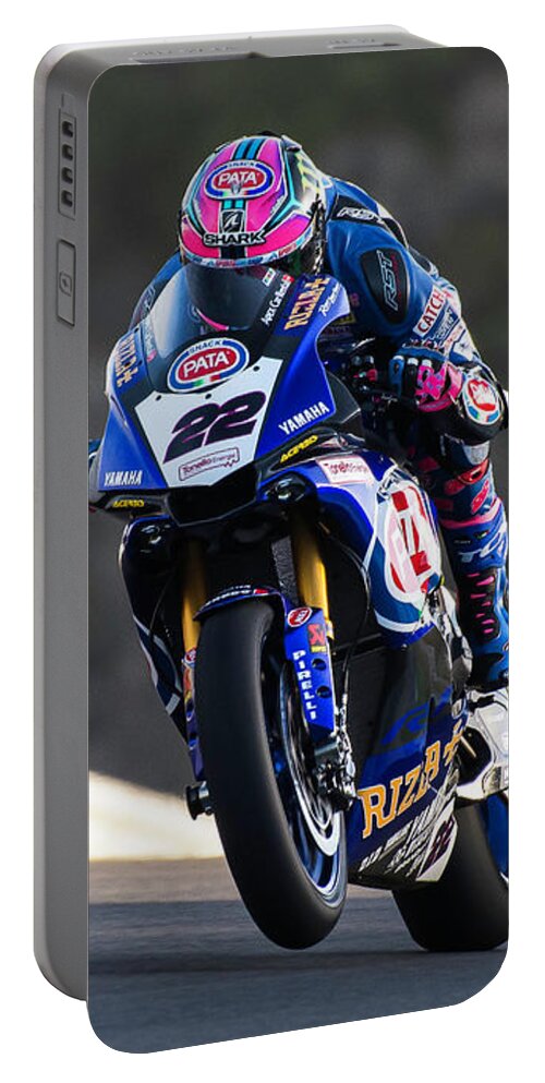 Circuito De Jerez Portable Battery Charger featuring the photograph Alex Lowes Jerez 2017 by Tony Goldsmith
