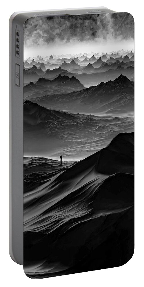 Fine Art Portable Battery Charger featuring the photograph Alone by Sofie Conte