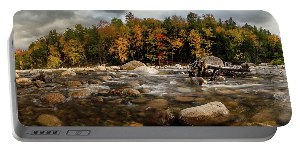 New Portable Battery Charger featuring the photograph An Afternoon on the Pemigewasset II by William Dickman