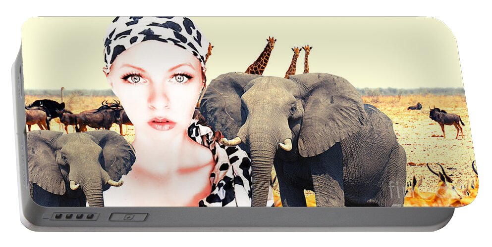Animalright Portable Battery Charger featuring the photograph Animarights by Yvonne Padmos