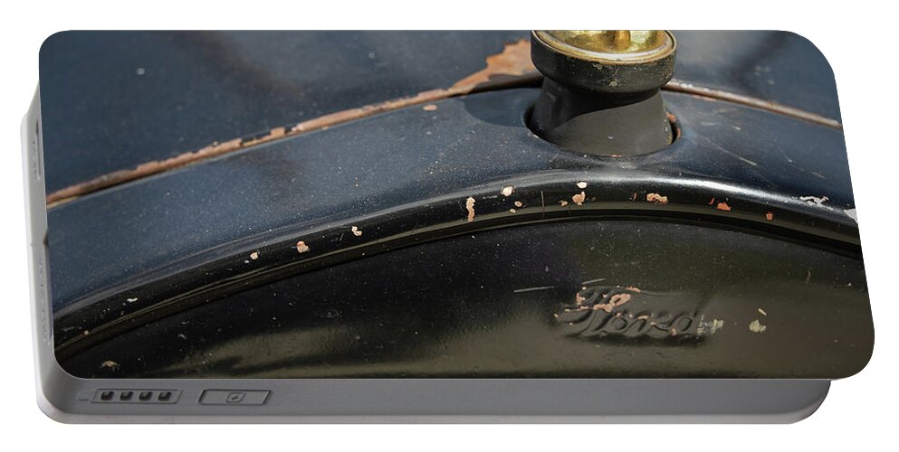 Ford Portable Battery Charger featuring the photograph Antique Ford by M Kathleen Warren