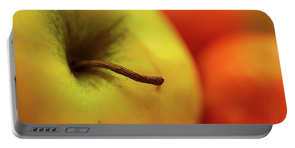 Fruit Portable Battery Charger featuring the photograph Apple and Oranges by Bob Cournoyer