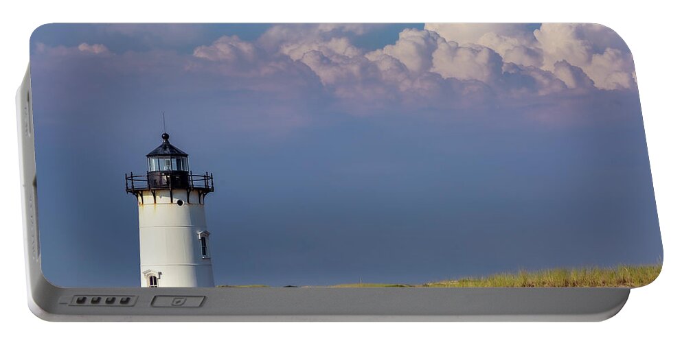 Lighthouse Portable Battery Charger featuring the photograph Approaching Storm by David Lee