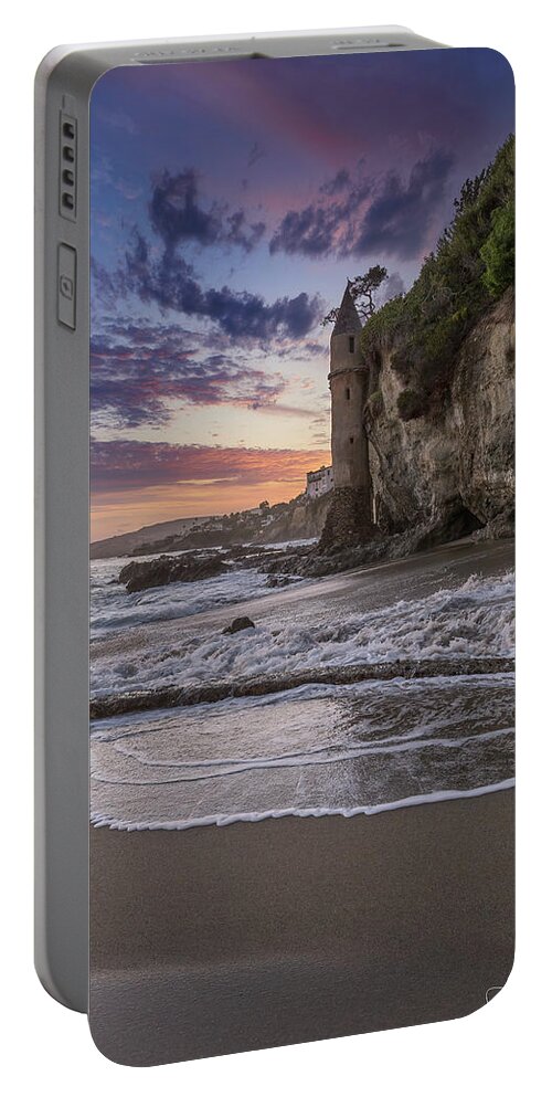Beach Portable Battery Charger featuring the photograph Approaching Waters by Aaron Burrows