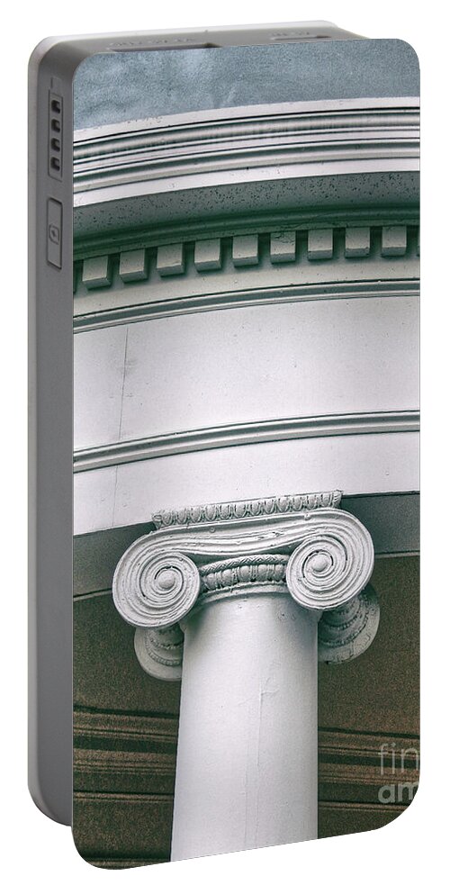 Greek Revival Portable Battery Charger featuring the photograph Architectural Detail by Phil Perkins