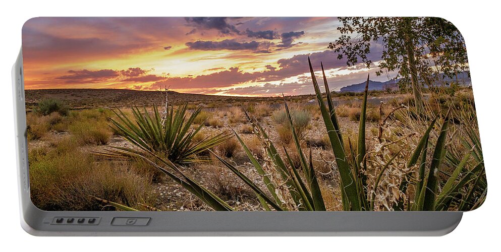 Lake Powell Portable Battery Charger featuring the photograph Arizona Desert Sunset by Bradley Morris