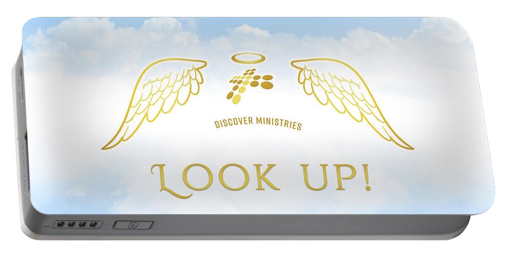  Portable Battery Charger featuring the digital art Look Up by Discover Ministries