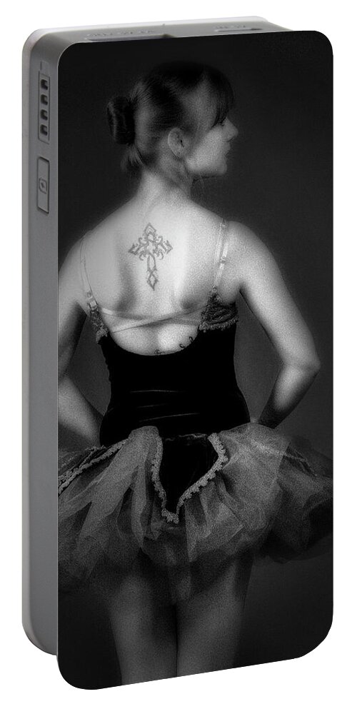 Ballet Portable Battery Charger featuring the photograph ASHLEY No. 750 ... by Chuck Caramella