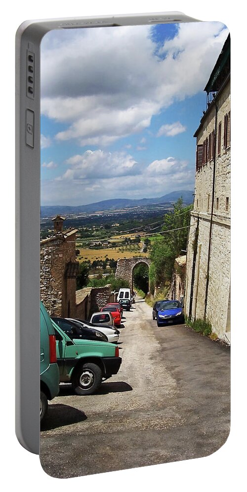 Assisi Portable Battery Charger featuring the photograph Assisi Italy I by Debbie Oppermann