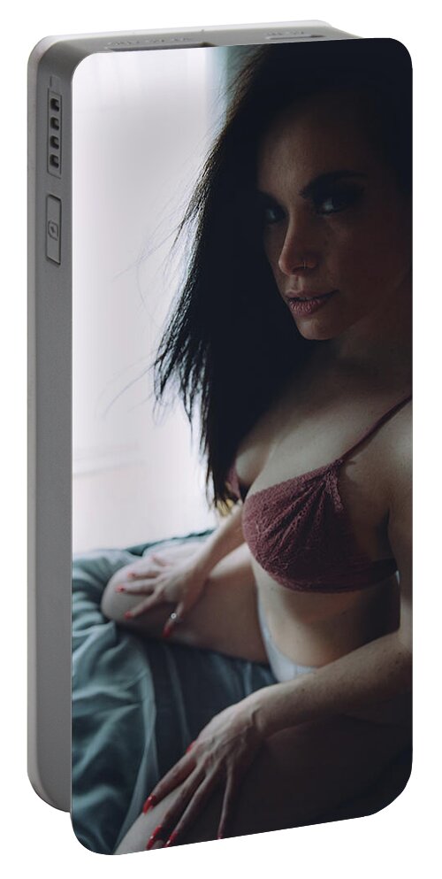 500px x 993px - Atlanta Nude Model, Artist and Porn Star Portable Battery Charger by The  Jasmin Jai - Pixels