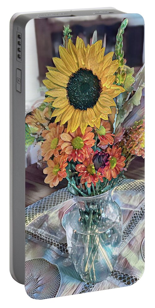 Bouquet Portable Battery Charger featuring the photograph Autumn Bouquet by Michael Frank