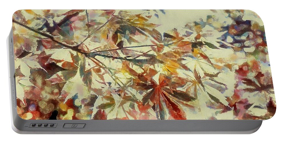 Autumn Colours Portable Battery Charger featuring the digital art Autumn colour #2 by Fran Woods