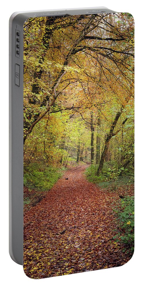 Cardiff Portable Battery Charger featuring the photograph Autumn, in a nutshell by Gavin Lewis