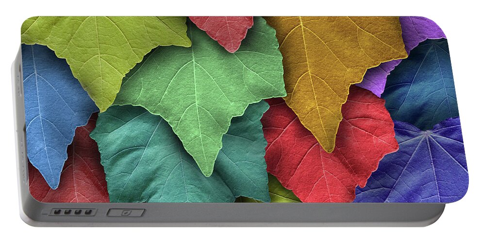 Leaves Portable Battery Charger featuring the photograph Autumn by Mehran Akhzari