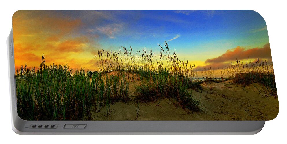 Autumn On The Outer Banks Prints Portable Battery Charger featuring the photograph Autumn On The Outer Banks by John Harding