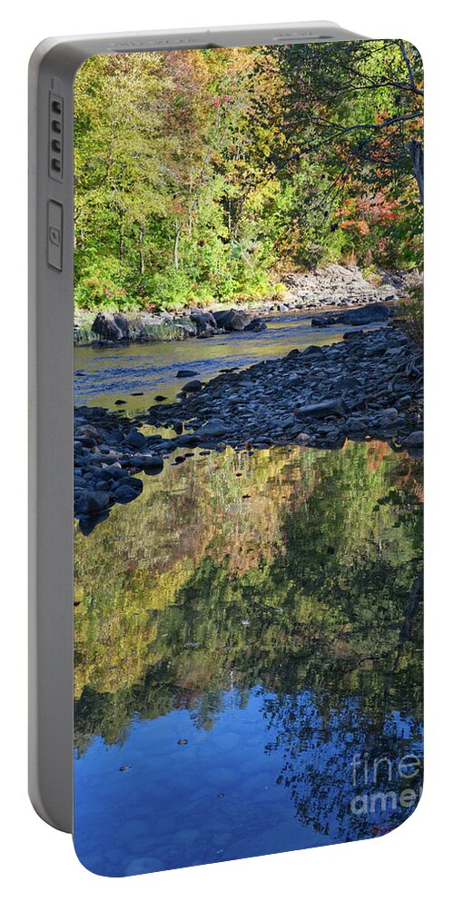 Tennessee Portable Battery Charger featuring the photograph Autumn Reflections 8 by Phil Perkins