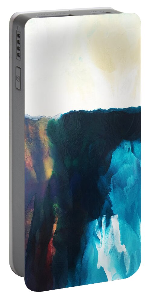  Portable Battery Charger featuring the painting Awaken by Linda Bailey