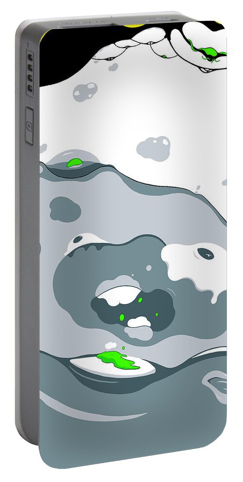 Water Portable Battery Charger featuring the drawing Bad Credit by Craig Tilley