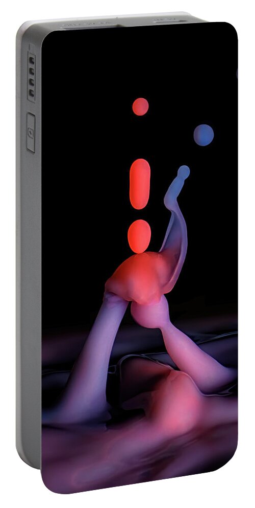 Photograph Portable Battery Charger featuring the photograph Balancing Act by Michael McKenney