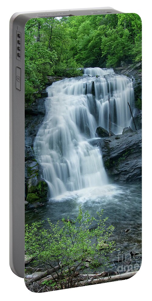 Cherokee National Forest Portable Battery Charger featuring the photograph Bald River Falls 41 by Phil Perkins