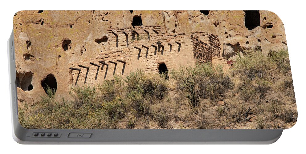 Bandelier National Monument Portable Battery Charger featuring the photograph Bandelier National Monument Talus House Two by Bob Phillips