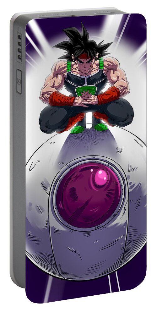 Print Portable Battery Charger featuring the digital art Bardock the Father of Goku by Darko B