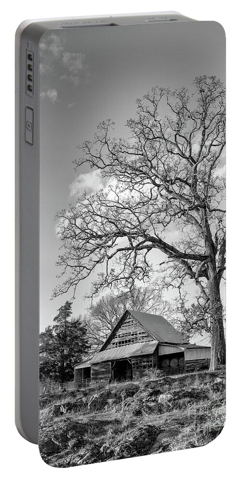 Barn Portable Battery Charger featuring the photograph Barn Scene by Nicki McManus