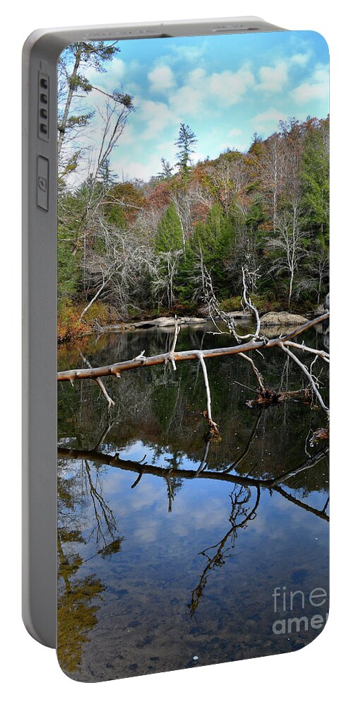Tennessee Portable Battery Charger featuring the photograph Barnett Bridge 13 by Phil Perkins