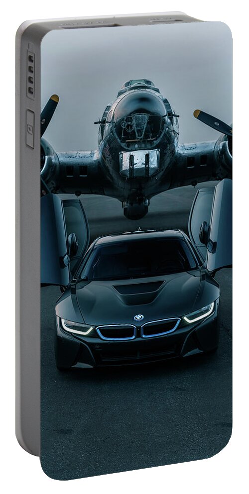 Bmw Portable Battery Charger featuring the photograph Beauty and the Beast by David Whitaker Visuals