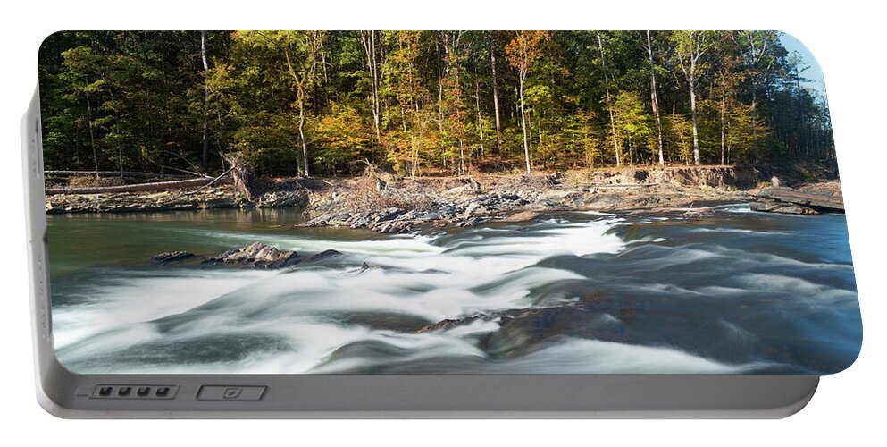 Beaversbend Portable Battery Charger featuring the photograph Beavers Bend by Ricky Barnard