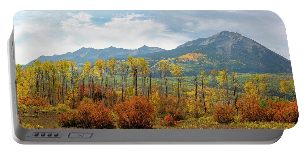 Autumn Portable Battery Charger featuring the photograph Beckwith Autumn by Aaron Spong